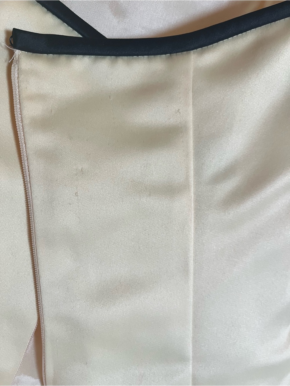 Gunne Sax Jessica McClintock butter yellow Strapless Cocktail Dress - Picture 7 of 7